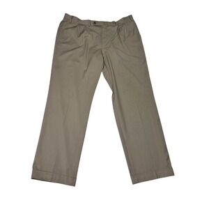 Ralph‎ Lauren Mens Dress Pants 38x32 Beige Pleated Front Career